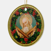 St. Andrew Kerstmis Novena Prayer Keramisch Ornament (Links)