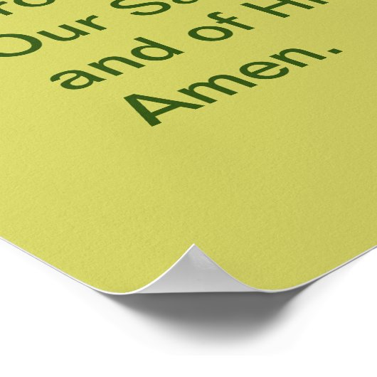 St. Andrew Kerstmis Novena Prayer Poster (Hoek)