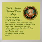St. Andrew Kerstmis Novena Prayer Poster (Voorkant)