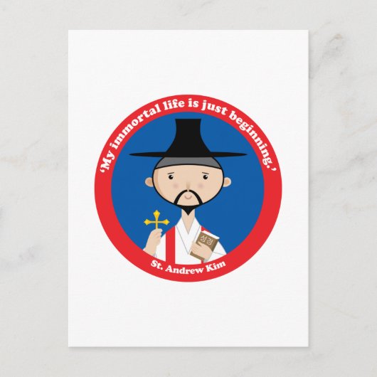 St. Andrew Kim Briefkaart (Voorkant)