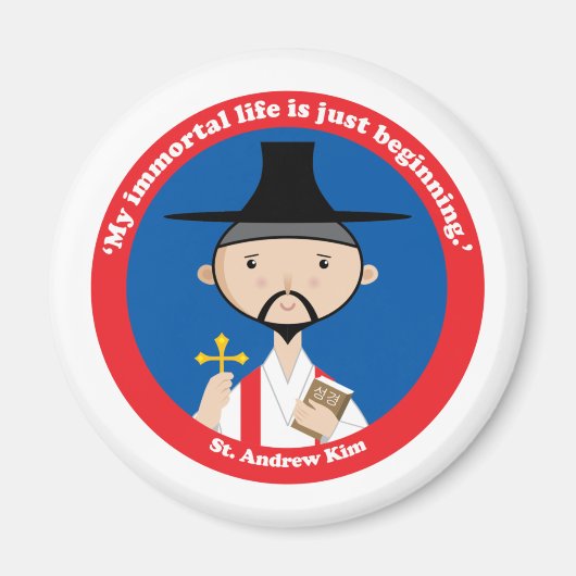 St. Andrew Kim Magneet (Voorkant)