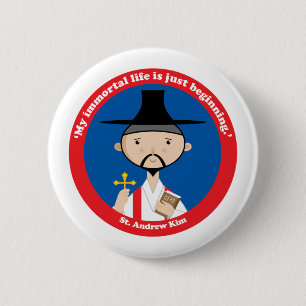 St. Andrew Kim Ronde Button 5,7 Cm