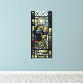St. Andrew met Saltire Cross, Brits Canvas Afdruk (Insitu (Houten vloer))