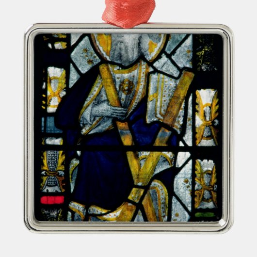 St. Andrew met Saltire Cross, Brits Metalen Ornament (Voorkant)