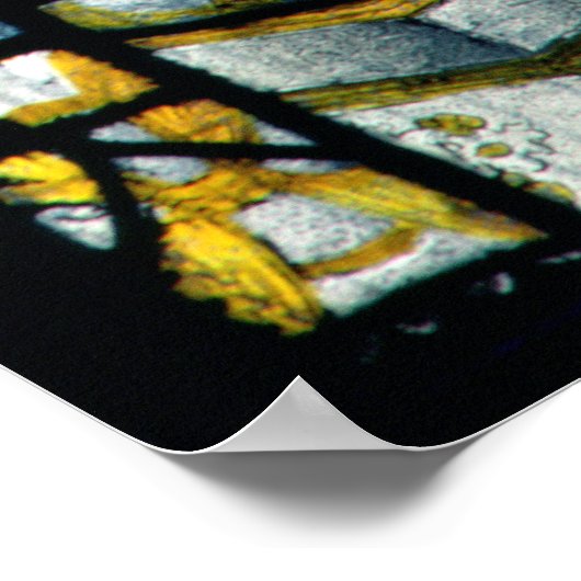 St. Andrew met Saltire Cross, Brits Poster (Hoek)