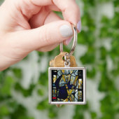 St. Andrew met Saltire Cross, Brits Sleutelhanger (Hand)