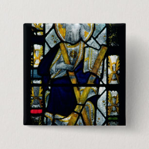 St. Andrew met Saltire Cross, Brits Vierkante Button 5,1 Cm