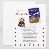 St. Andrew Novena Kaart (Voorkant / Achterkant)