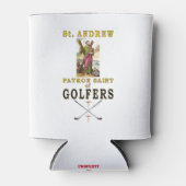 ST ANDREW PATRON SAINT VAN GOLFERS BLIKJESKOELER (Voorkant)