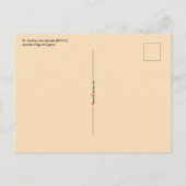 St. Andrew (RLS 01) met vlag van Cyprus Feestdag Briefkaart (Achterkant)