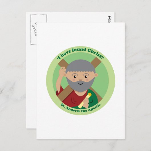 St. Andrew the Apostle Briefkaart (Voorkant / Achterkant)