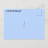 St. Andrew the Apostle en de vlag van Schotland Briefkaart (Achterkant)