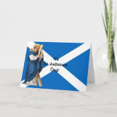 St. Andrew the Apostle en de vlag van Schotland Kaart (Voorkant)