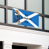 St. Andrew the Apostle en de vlag van Schotland Spandoek (Buitenkant Gebouw)