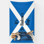 St. Andrew the Apostle en de vlag van Schotland Spandoek (Verticaal)