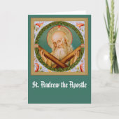 St. Andrew the Apostle (JMAS 02) Blank Greeting Kaart (Voorkant)