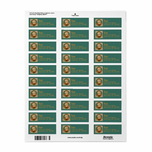 St. Andrew the Apostle (JMAS 02) Etiket (Full Sheet)