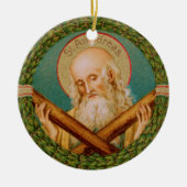 St. Andrew the Apostle (JMAS 02) Keramisch Ornament (Voorkant)