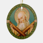 St. Andrew the Apostle (JMAS 02) Keramisch Ornament (Links)