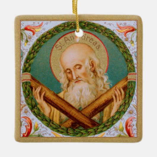 St. Andrew the Apostle (JMAS 02) Keramisch Ornament (Voorkant)