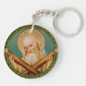 St. Andrew the Apostle (JMAS 02) Rondacryl Sleutelhanger (Achterkant)