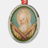 St. Andrew the Apostle (JMAS 02) Ronde Metalen Ornament (Links)