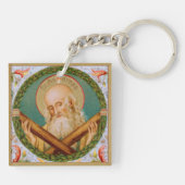 St. Andrew the Apostle (JMAS 02) Square Acryllic Sleutelhanger (Achterkant)
