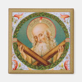 St. Andrew the Apostle (JMAS 02) Square Magneet