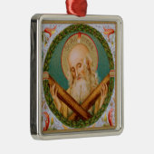 St. Andrew the Apostle (JMAS 02) Square Metalen Ornament (Rechts)