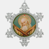 St. Andrew the Apostle (JMAS 02) Tin Sneeuwvlok Ornament (Voorkant)