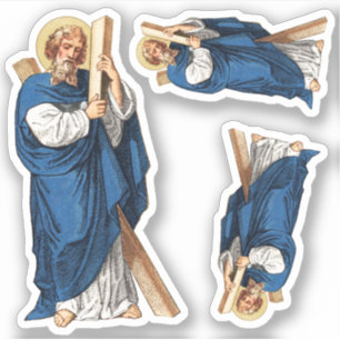 St. Andrew the Apostle (P 006) 3-Up - Contour Sticker