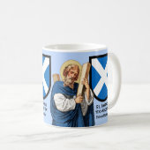 St. Andrew the Apostle (P 006) en Zijne SchildMok Koffiemok (Voorkant rechts)