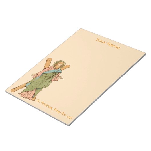 St. Andrew the Apostle (RLS 01) 8,5"x11" Notitieblok (Schuin)