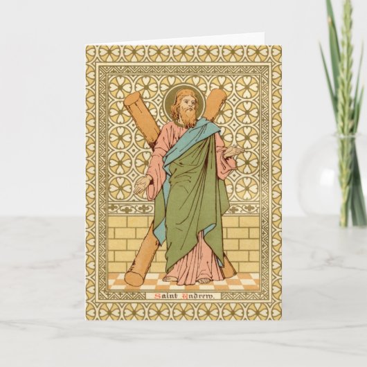 St. Andrew the Apostle (RLS 01) Blanco groet Kaart (Voorkant)