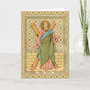 St. Andrew the Apostle (RLS 01) Blanco groet Kaart