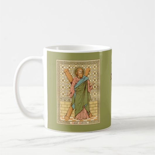 St. Andrew the Apostle (RLS 01) Coffee Mok 2b (Links)