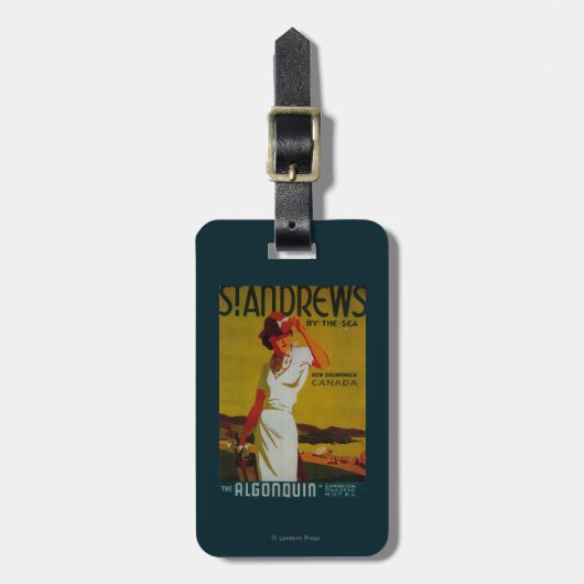 St. Andrews Algonquin  PosterEurope Bagagelabel (Voorkant verticaal)