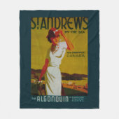 St. Andrews Algonquin  PosterEurope Fleece Deken (Voorkant)