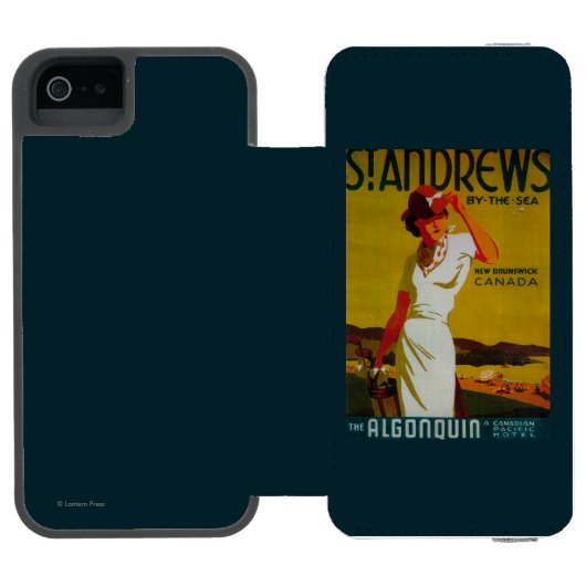 St. Andrews Algonquin  PosterEurope Incipio iPhone Portemonnee Hoesje (Agenda Open)