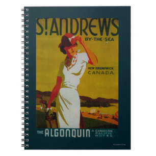 St. Andrews Algonquin Vintage PosterEuropa Notitieboek