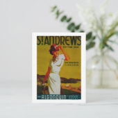 St. Andrews Algonquin Vintage PosterEurope Briefkaart (Staand voorkant)