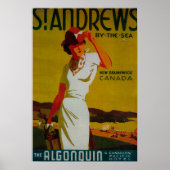 St. Andrews Algonquin Vintage PosterEurope Poster (Voorkant)