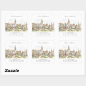 St Andrews Aquarel Retouradres Label (Vel)