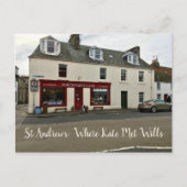 St Andrews Cafe Waar Kate met Wills Prince ontmoet Briefkaart (Voorkant)
