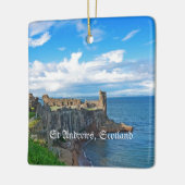 St Andrews Castle, Schotland Keramisch Ornament (Links)