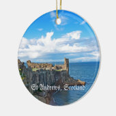 St Andrews Castle, Schotland Keramisch Ornament (Links)