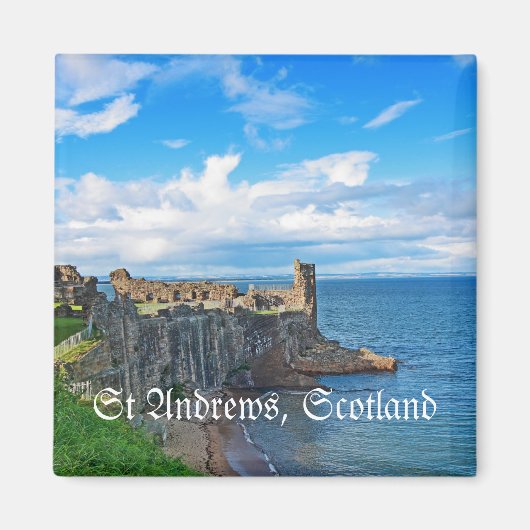 St Andrews Castle, Schotland Magneet (Voorkant)
