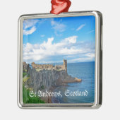 St Andrews Castle, Schotland Metalen Ornament (Links)
