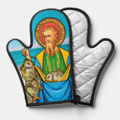 St. Andrew's Catch of the Day Oven Mitt Ovenwant (Voorkant / Achterkant)