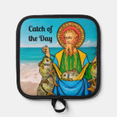 St. Andrew's Catch of the Day Pot Holder Pannenlap (Voorkant)